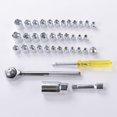thumbnail image 4 of Socket Set Of 40-In-1 Multi Purpose Tool Kit W Wrench & Precision Sockets | Durable & Convenient Carrying Tool Case Wrench Opener | Chrome Vanadium Steel, Portability, Repair Tool Kit, 4 of 5