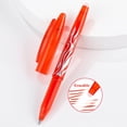 thumbnail image 4 of 12 Colours Flame Erasable Pen Colourful Boxed Erasable Water Pen 20Ml Retractable Heat Sensitive Ink Rollerball Pens With Eraser Top For Office School Writing 0.5Mm Fine Tip, 4 of 9