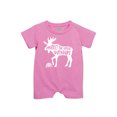 thumbnail image 1 of Protéger le Grand Air Justaucorps pour Bébé T-Romper - Rose - Logo Blanc - 24M, 1 of 2
