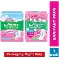 thumbnail image 3 of Whisper Ultra Serviettes Hygiéniques Douces - 50 Pcs (TG), 3 of 5