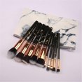 thumbnail image 2 of 10 Imitation Marble Makeup Brush Set Beauty Makeup Tools, 2 of 9