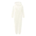 thumbnail image 4 of Pyjama Chaud pour Femmes Hiver Combinaison à Manches Longues avec Capuche Pyjama Décontracté Hiver Combinaison Chaude Pyjama Combinaison à Manches Longues, 4 of 5