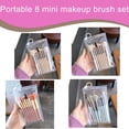thumbnail image 2 of Mini Makeup Brush Set (8 Pcs), Travel Size Foundation Eyeshadow Blush Brushes, 2 of 6