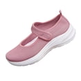 thumbnail image 1 of Women's Fashionable And Casual Four-Season Solid Color Versatile Flying Mesh Breathable Round Toe Flat Sandals, 1 of 9