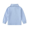 thumbnail image 3 of Polos pour Garçons Préados Polo Bleu Garçons Garçons Polos à Manches Courtes Chemise de Rugby Boutonnée Tenue Garçons 11-12 Ans, 3 of 3