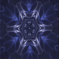 thumbnail image 1 of Ahgly Company Machine Washable Indoor Square Transitional Deep Periwinkle Purple Area Rugs, 4' Square, 1 of 7