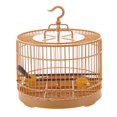 thumbnail image 2 of GROWTH TANK Cage à Oiseaux Multifonctionnelle Robuste Nid de Perroquet Maison pour Animaux Cage Ronde Support pour Perroquet, 2 of 9