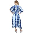 thumbnail image 2 of Bimba Women Printed Full Length Rayon Long Cover Up With Side Slit Cut Dress - 28, 2 of 3