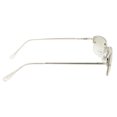 thumbnail image 3 of grinderPUNCH Rectangular rimless sunglasses small slim designer shades, 3 of 3