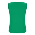 thumbnail image 4 of Timegard Camisoles pour Femmes Col en V Froncé devant Croisé Confortable Chic Décontracté Sans Manches Chemises Haut Blouse, 4 of 5
