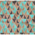 thumbnail image 5 of oneOone Organic Cotton Poplin Twill Fabric Triangle Geometric Decor Fabric Printed BTY 42 Inch Wide, 5 of 5