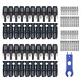 thumbnail image 1 of Yeacher 20 Pairs Male/Female Solar Panel Cable Connectors with Spanner Assembly Tool for PV System, 1 of 8