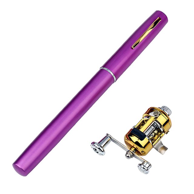 jinwen 5-section Mini Folding ing Rod Reel Combo Set Pocket Collapsible ing