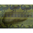 thumbnail image 4 of oneOone Cotton Cambric Fabric Floral & Peacock Block Decor Fabric Printed BTY 56 Inch Wide, 4 of 4