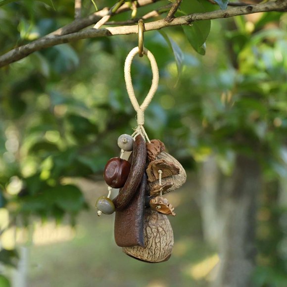 Apmemiss Clearance Handmade Each One Is A Natural String of Hand Bells Wind Chimes and Accompanying Instruments
