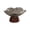 C, variant on Coffee Table Tray Plastic 10.24 in x 10.24 in x 5.12 in Gray Fruit Vegetable Snack Serving Plate with Detachable Drain Base