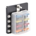thumbnail image 3 of Way Fuse Box,8-Way Screw Nut Terminal Car Fuse Box Blade Fuse Block Holders Rugged and Tough, 3 of 8