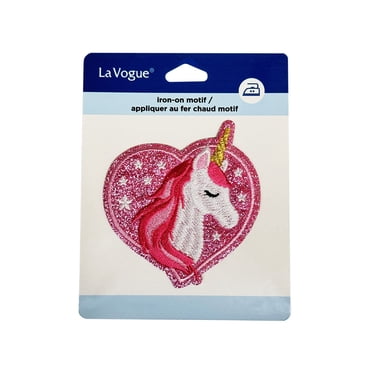 LA VOGUE Unicorn Iron-On Patch - 11.4 × 8.9 cm (4.5 × 3.5 in), 1 pc