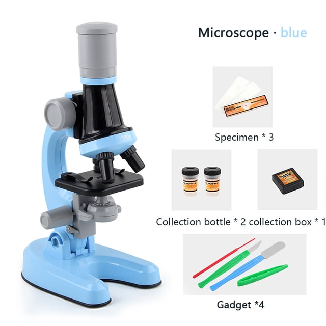 TopLLC Educational Toddler Toys Interactive Kids Toys LED Kids Science Toys for Students Microscope Beginner Educational Toy Birthday Baby Toys for Age 3+
