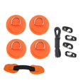 thumbnail image 1 of Ensemble d'Accessoires Élastiques en Matériau Premium Patch Rond pour Canot Pneumatique Kayak Orange, 1 of 8
