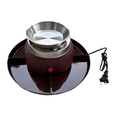 GROWTH TANK Rôtissoire Électrique Smores 2 en 1 en Forme de Guimauve pour Mariage Famille Table Brun Rougeâtre
