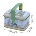 thumbnail image 3 of Boovnll Christmas Tin Box Portable Gift Ingenious Packaging Box Children's Snacks Candy, Christmas Decorations, 3 of 6