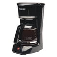 thumbnail image 5 of Proctor Silex 12-Cup Drip Coffee Maker with Glass Carafe, Black, 950 W, Model 43804, 5 of 5