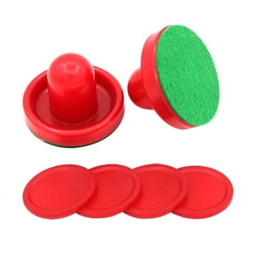 8 Pcs Pousse-Palets de Hockey sur Air 96 mm de Rechange pour Tables de Jeu, Gardiens, Trousse d'Entête, Accessoires d'Équipement de Hockey sur Air (Rouge)