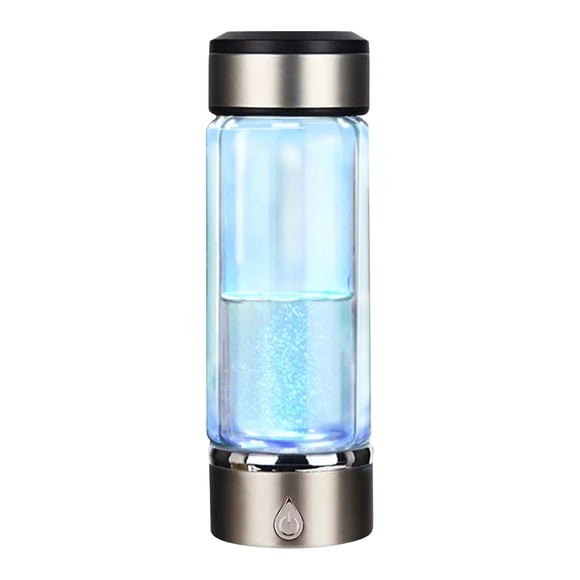 Meitianfacai Hydrogen Water Bottle Hydrogen-rich Water Cup,Hydrogen-voluminous Water Cup Health Cup Hydrogen-producing WaterCup Hydrogen Oxygen Separation Cup Circulating Electrolytic Water Cup 360ML