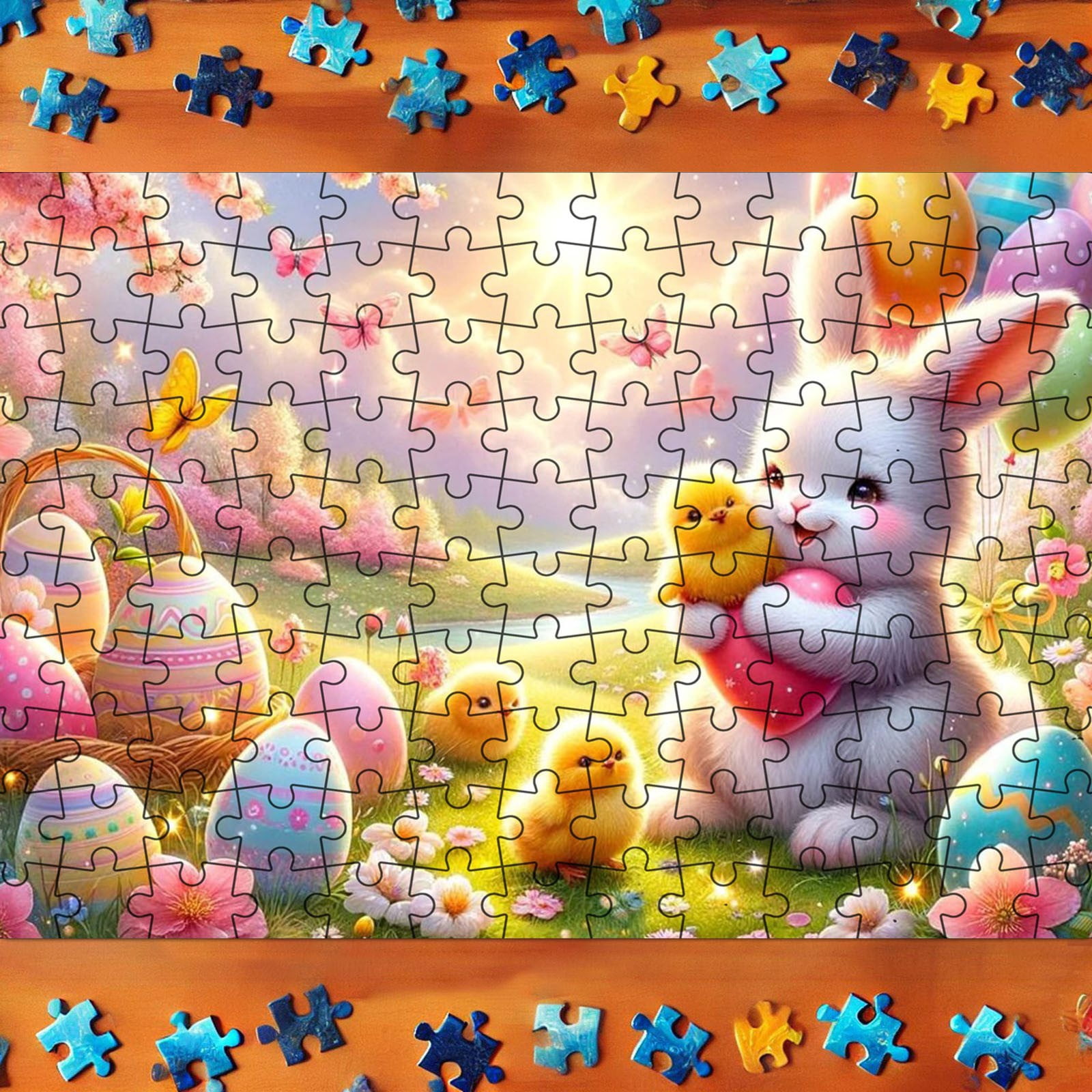 130 Piece Puzzle For Kids Ages 4 8 | Easter Animal Bunny Puzzle | Large 130 Piece Puzzle For Toddlers | Easter Great For Boys And Girls 12x10 Inch 14900 Britannic Farsi 60900 12200 Proposal Toughest