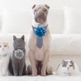 thumbnail image 2 of 20 Pcs Collier pour Animaux Fleurs Collier Délicat pour Chiot Décors en Chiffon (Style Assorti), 2 of 8