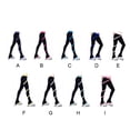 thumbnail image 4 of Ruiboury Pantalons de Patinage Pratique Haute Élasticité Réutilisables pour Enfants Violet/TP, 4 of 5