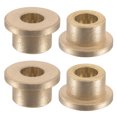 thumbnail image 1 of Unique Bargains 6x10x8mm Douilles à Bride Roulements en Bronze Fritté Bague Auto-Lubrifiante 4 Pack, 1 of 5
