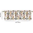 thumbnail image 5 of 1 Piece Chicken Kitchen Curtains and Valances Set for Windows Rooster Kitchen Window Curtains Over Sink Decor 18x54 in, 5 of 5