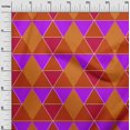thumbnail image 3 of oneOone Viscose Jersey Orange Fabric Geometric Sewing Craft Projects Fabric Prints By Yard 60 Inch Wide, 3 of 4