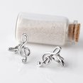 thumbnail image 4 of Shisuyan 1 Pair Musical Note Cufflinks Creative Shirt Sleeve Nail All-match Cuff Button Sleeve Decoration for Men, 4 of 8