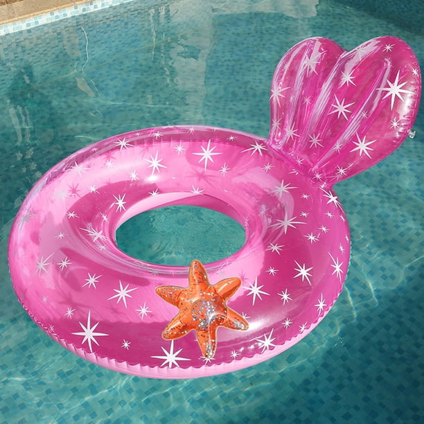 Bouée Piscine Adulte,102cm Anneau de Natation Gonflable avec Poignées,Grosse Bouée pour Piscine,Accessoire d'Été Eau Jouet - Jeux - Jouets