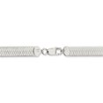 thumbnail image 4 of 925 Sterling Silver 8.75mm Magic Herringbone Chain 18 Inch, 4 of 5