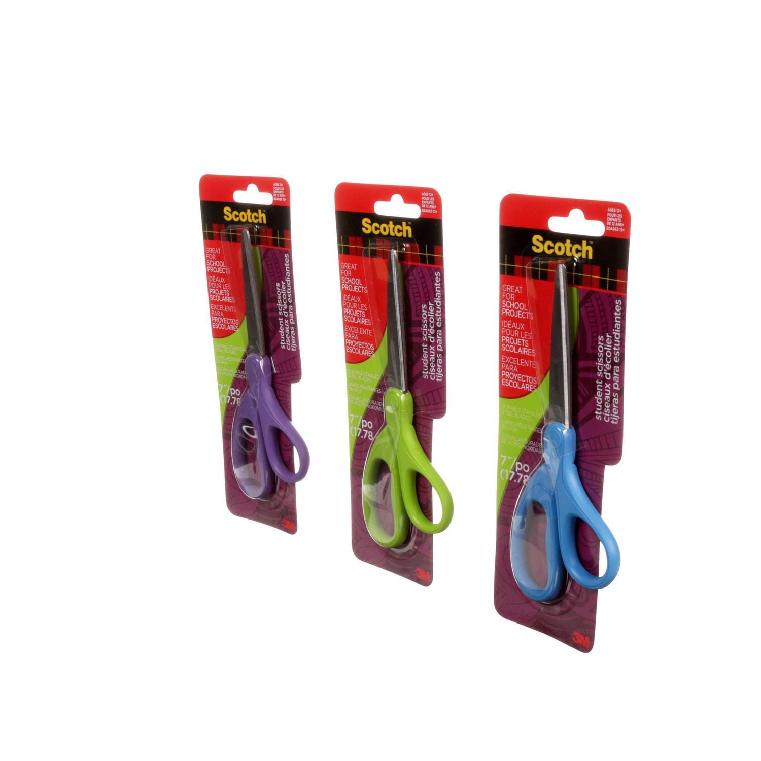 Scotch® Student Scissors 1407S-MIX-ESF, 7 in (17.8 cm)