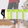 thumbnail image 5 of Womens Christmas Warm Leggings Womens Christmas Gradient Snowflake Printing High Waist Compression(Black M), 5 of 5