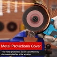 thumbnail image 4 of Tignapoo 12V Cordless Compact Angle Grinder with 2 Blades - Portable Multi-Purpose Tool for Polishing, Grinding, and Cutting Tile, Wood, Stone, and Metal - Includes Battery & Charger (US Standard), 4 of 6