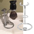 thumbnail image 4 of Brush Stainless Steel Safety  Stand Modern Fast Drying Hygienic Rustproof Mens' Shaving Holder Base for Shavers, 4 of 7