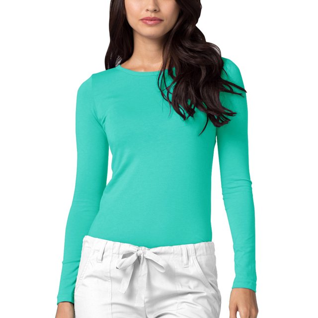 Adar sous-Couches pour Femmes - T-Shirt de sous-Couche à Manches Longues Confortable