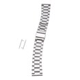 thumbnail image 1 of Stainless Steel Watchband Three Bead Steel Watch Belt Creative Smartwatch Strap Compatible for Fitbit Versa Smartwatch Silver, 1 of 8