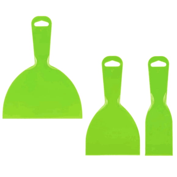 3 Piece Set of Different Inch Plastic Set Plastic Scraper Scraper Paint Multifunctional Household Scraper Tool