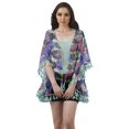 thumbnail image 1 of Moomaya Vêtements de Plage Imprimés pour Femmes Boléro à Franges Cache-Maillot Cardigan, 1 of 5