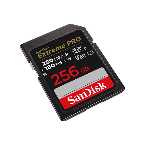 SanDisk 256GB Extreme PRO SDXC UHS-II Memory Card - C10, U3, V60
