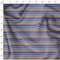 thumbnail image 4 of Soimoi Velvet Fabric Horizontal Stripe Print Fabric by The Yard 58 Inch Wide, 4 of 5
