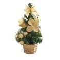 thumbnail image 2 of Pvc Christmas Tree Mini Christmas Tree Desktop Ornament PVC 20x10cm Multicolor Holiday Decoration for Home,Gold 1Pcs JASKFLY, 2 of 9