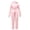 Pink, variant on EGNMCR SNOW Women Ski Suit, One Piece Snowsuit, Snowboardsuit Women Fashion Casual Thick Hot Snowboard Skisuit Outdoor Sports Zipper Ski Suit Ski Suits